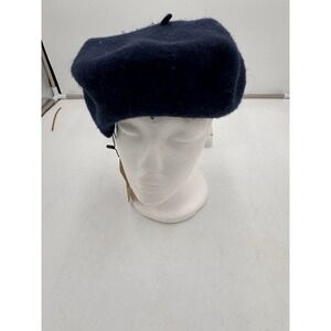 French Style Beret Wool Acrylic Princess Highway Navy Blue New With Tags